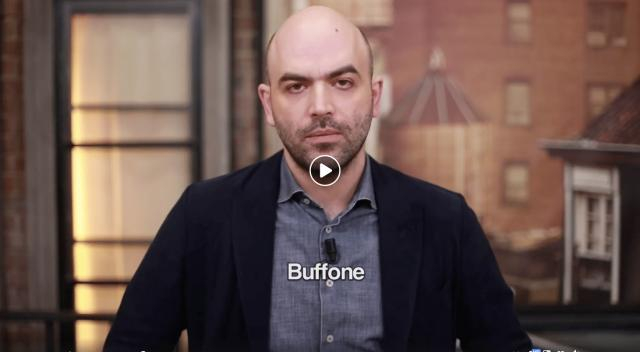 Saviano nel video-risposta pubblicato contro Salvini