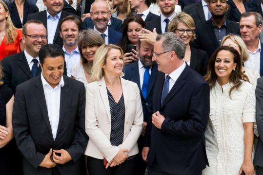 Les quinze mois agités de Richard Ferrand à la tête du groupe LaREM