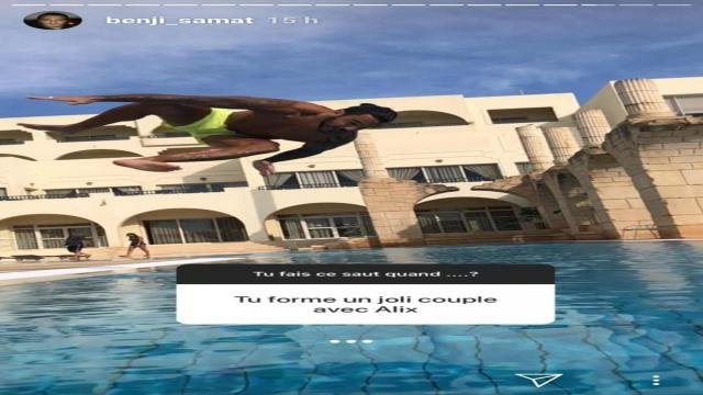 Benjamin répond à une question d'un internaute sur sa relation avec Alix