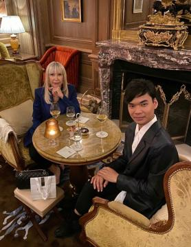 Patricia Charpentier et Jérémy Bellet (au Ritz)