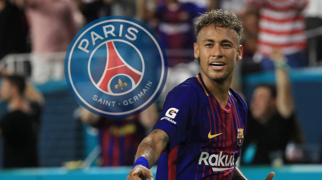 Neymar dans sa nouvelle équipe : Paris Saint Germain