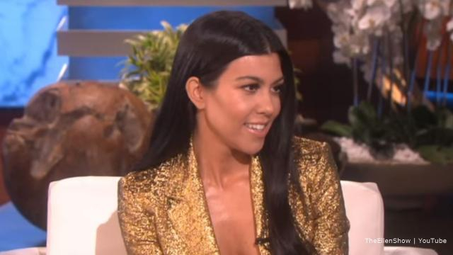 Kim's sister Kourtney Kardashian posted up a stunning photo ahead of her 40th birthday, over on Instagram - Image credit - TheEllenShow | YouTube
