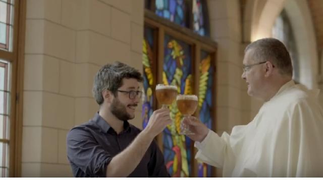 Grimbergen to build microbrewery. [Image source/Grimbergen YouTube video]