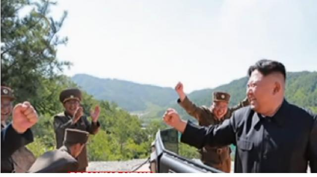 North Korea launches first successful intercontinental ballistic missile test. [Image source/ABC News YouTube video]