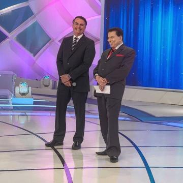 O assunto mais abordado por Silvio Santos foi a reforma da Previdência (Crédito: Twitter/Jair Bolsonaro)