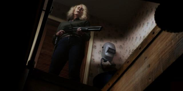 Jamie Lee Curtis in Halloween (2018), regina delle screaming queen