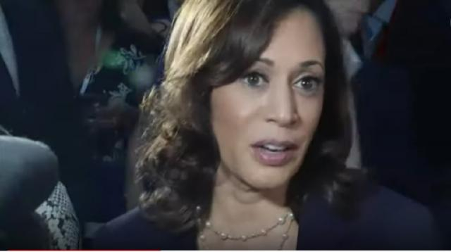 After taking Joe Biden to task, Sen. Kamala Harris gets big fundraising boost. [Image source/Wochit Politics YouTube video]