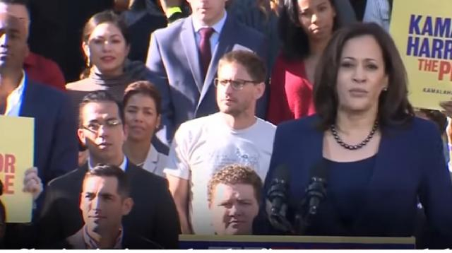 Kamala Harris, rising star of the Democrats. [Image source/The Times and Sunday Times YouTube video]