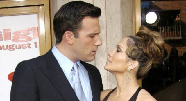 Jennifer Lopez assieme a Ben Affleck, suo ex fidanzato e grande amore
