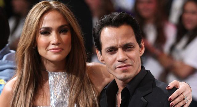 Jennifer Lopez assieme al terzo marito Marc Anthony