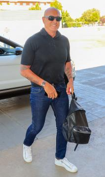 Kiko Matamoros acudiendo al hospital.