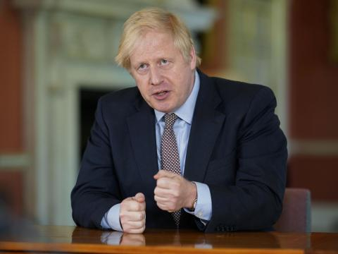 Boris Johnson, primer ministro británico.