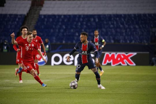 Neymar dio un partido enorme en al vuelta contra el Bayern Munich. (@PSG_espanol)