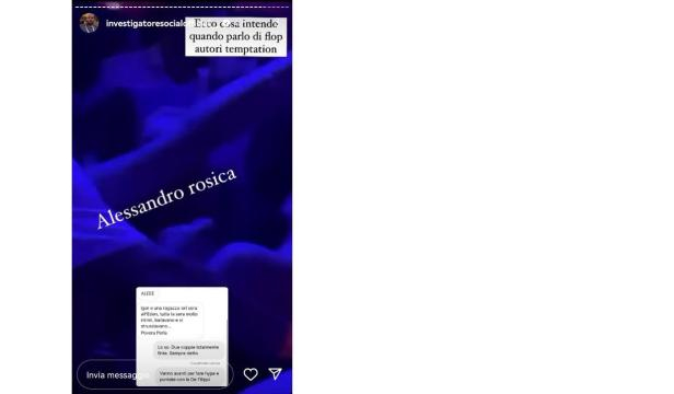 Messaggio e video che potrebbero inguaiare il single di Temptation Island