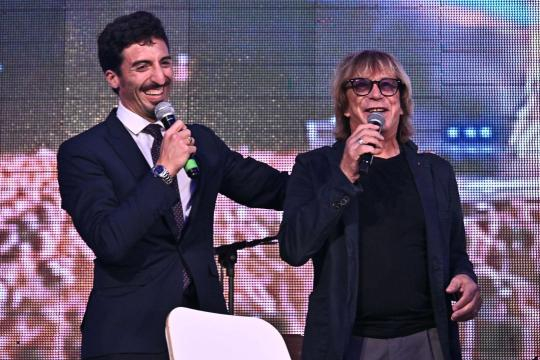 Samuel Peron ed Enzo Paolo Turchi. © Ufficio Stampa